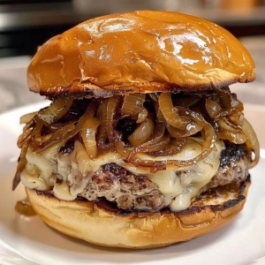 French Onion Soup Burgers Recipe