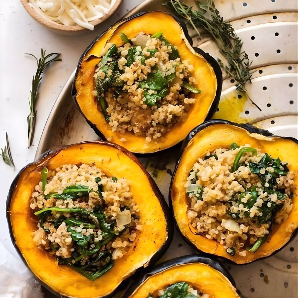 Sausage Stuffed Acorn Squash Recipe