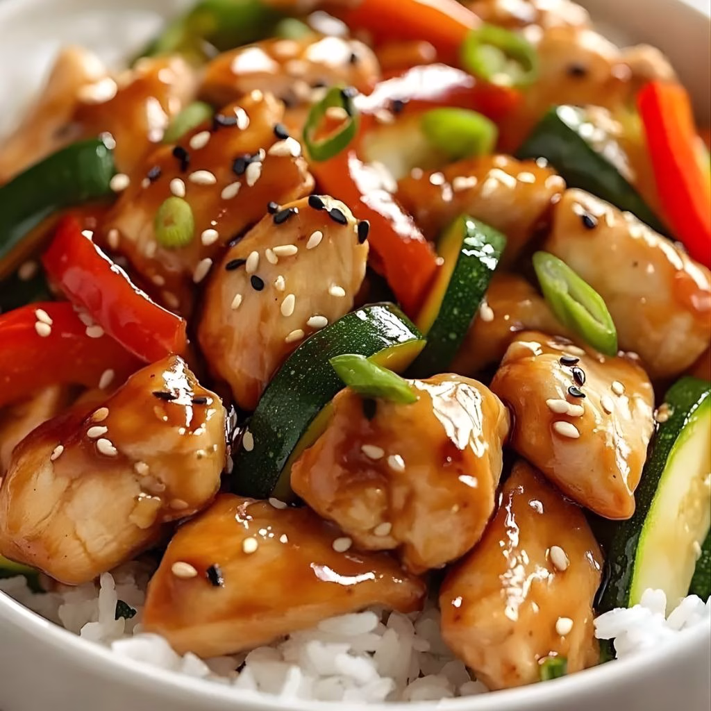 Stir Fried Chinese Garlic Chicken Recipe