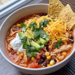 Easy Chicken Taco Soup Recipe