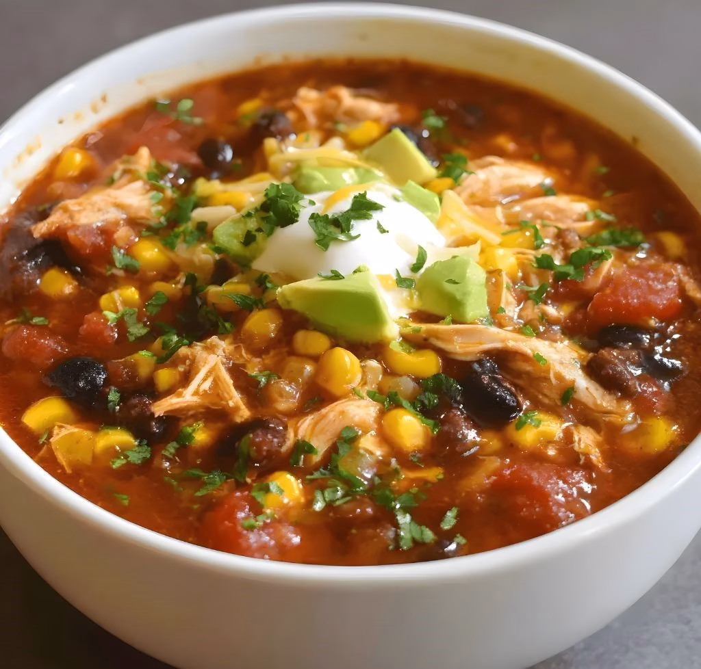 Easy Chicken Taco Soup Recipe