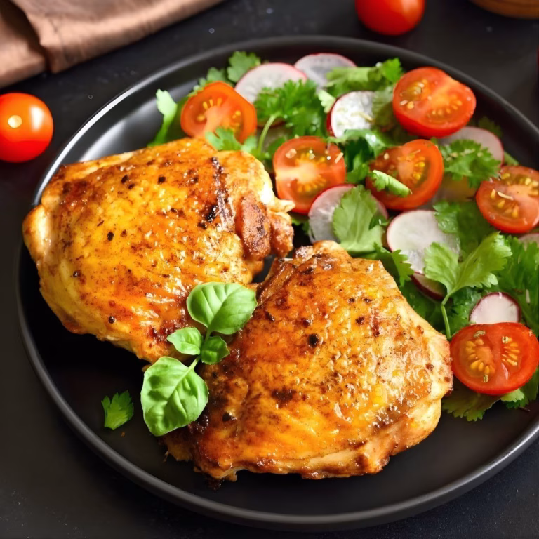Best Oven Baked Chicken Thighs Recipe