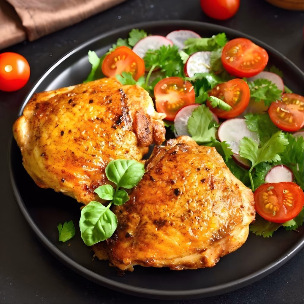 Best Oven Baked Chicken Thighs Recipe