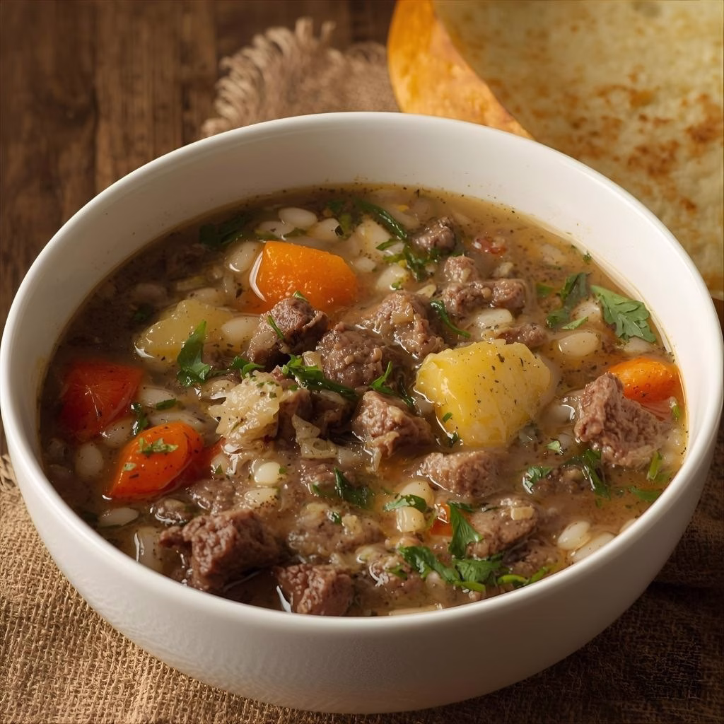 Beef Barley Soup Recipe
