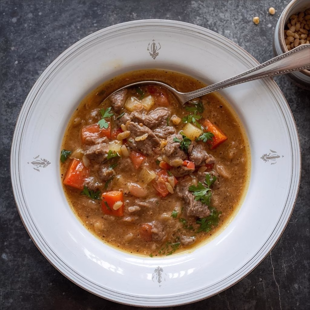 Beef Barley Soup Recipe
