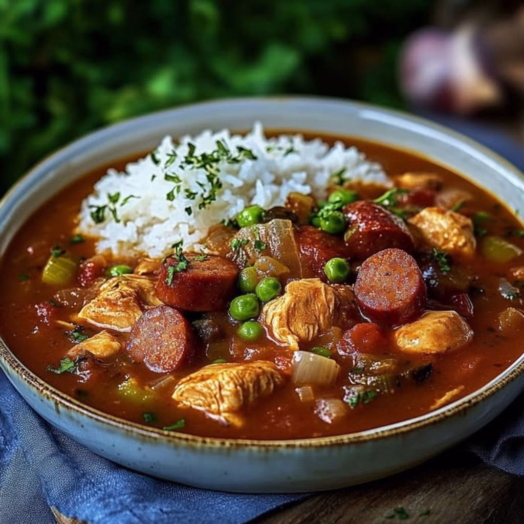 Cajun Chicken And Sausage Gumbo Recipe