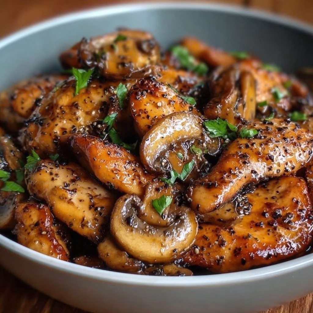 Balsamic Chicken And Mushrooms Recipe