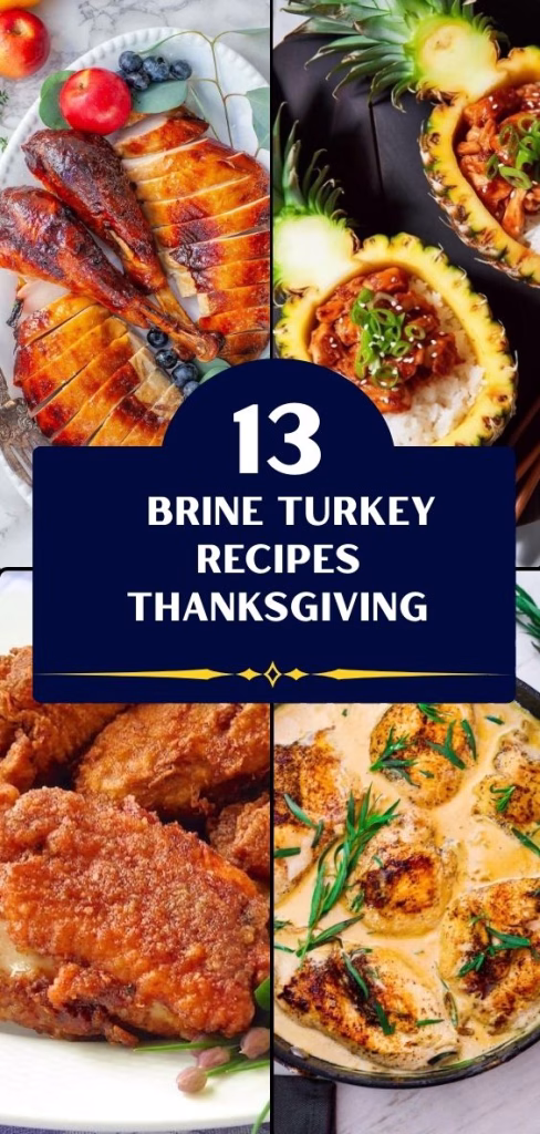 13 Brine Turkey Recipes Thanksgiving