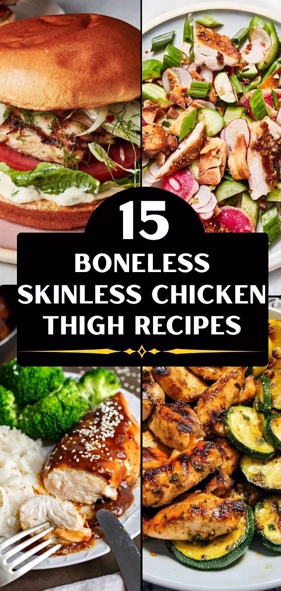 15 Boneless Skinless Chicken Thigh Recipes