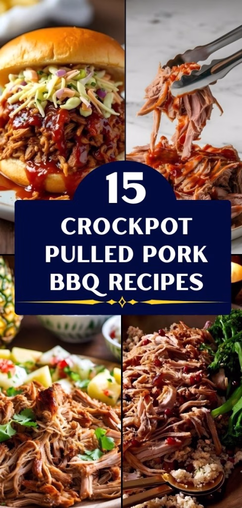 15 Crockpot Pulled Pork BBQ Recipes 