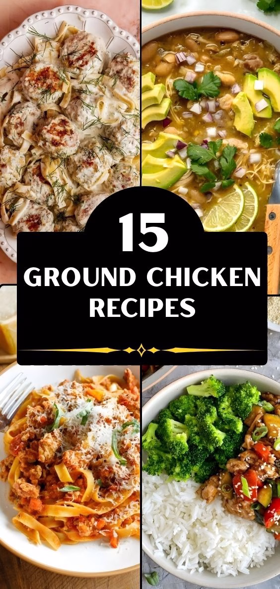 15 Ground Chicken Recipes