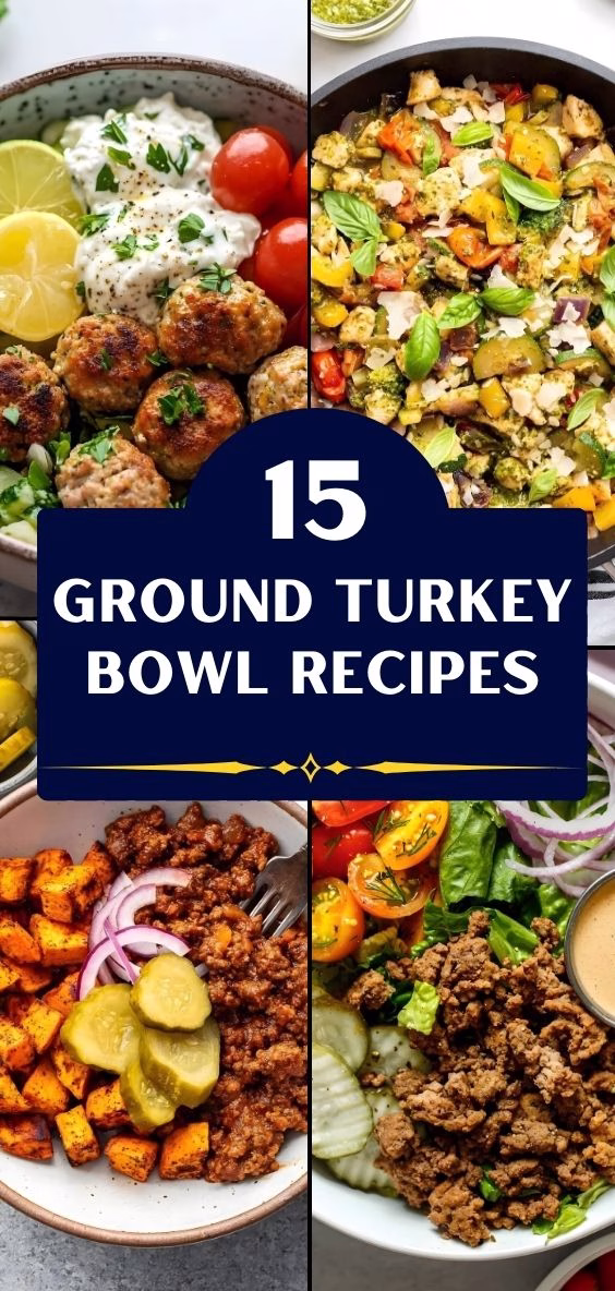 15 Ground Turkey Bowl Recipes