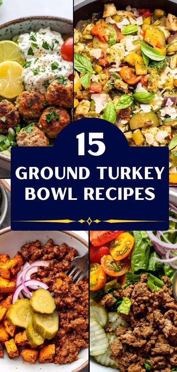 15 Ground Turkey Bowl Recipes