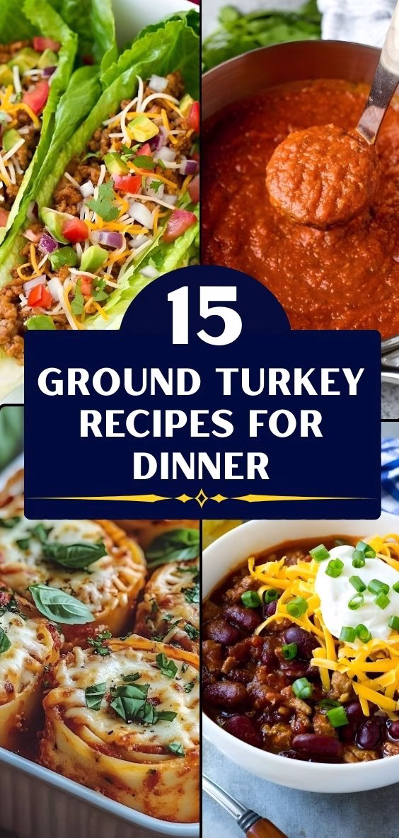 15 Ground Turkey Recipes For Dinner