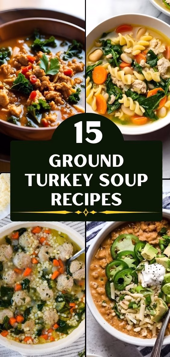 15 Ground Turkey Soup Recipes