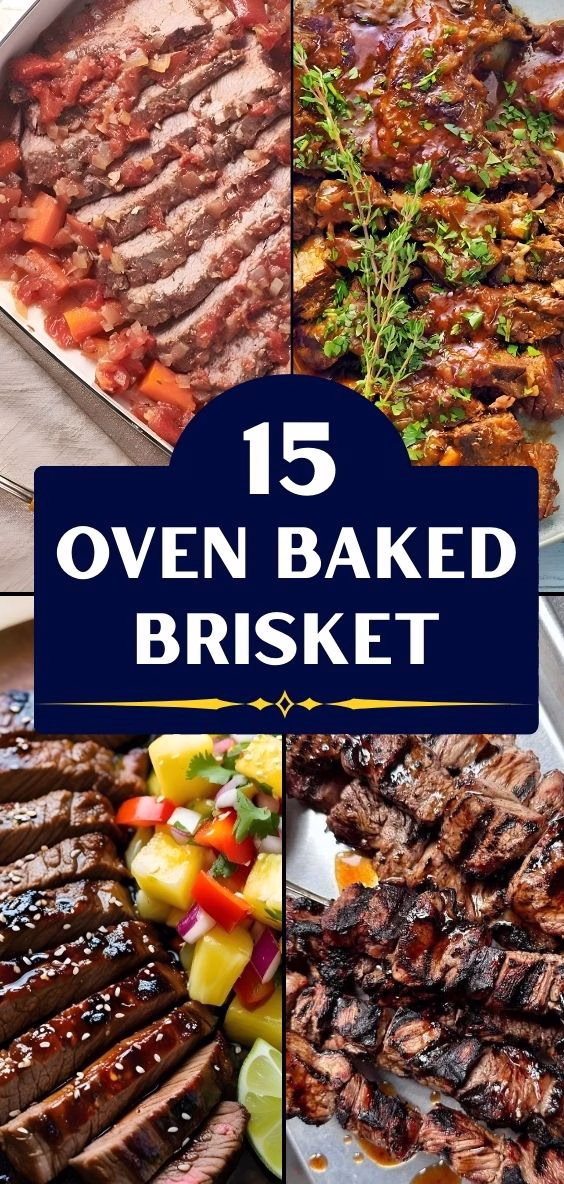 15 Oven Baked Brisket Recipes
