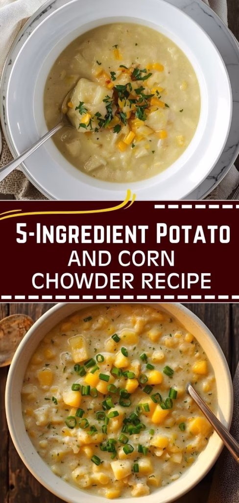 5-Ingredient Potato and Corn Chowder Recipe