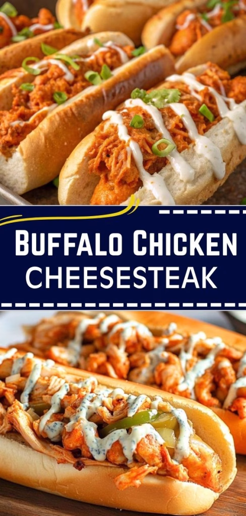 Buffalo Chicken Cheesesteak Recipe