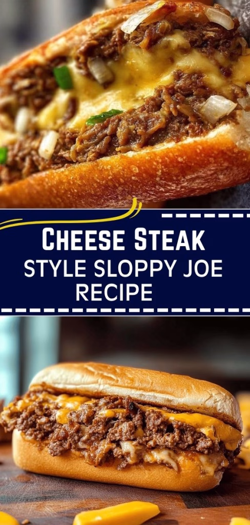 Cheese Steak Style Sloppy Joes Recipe