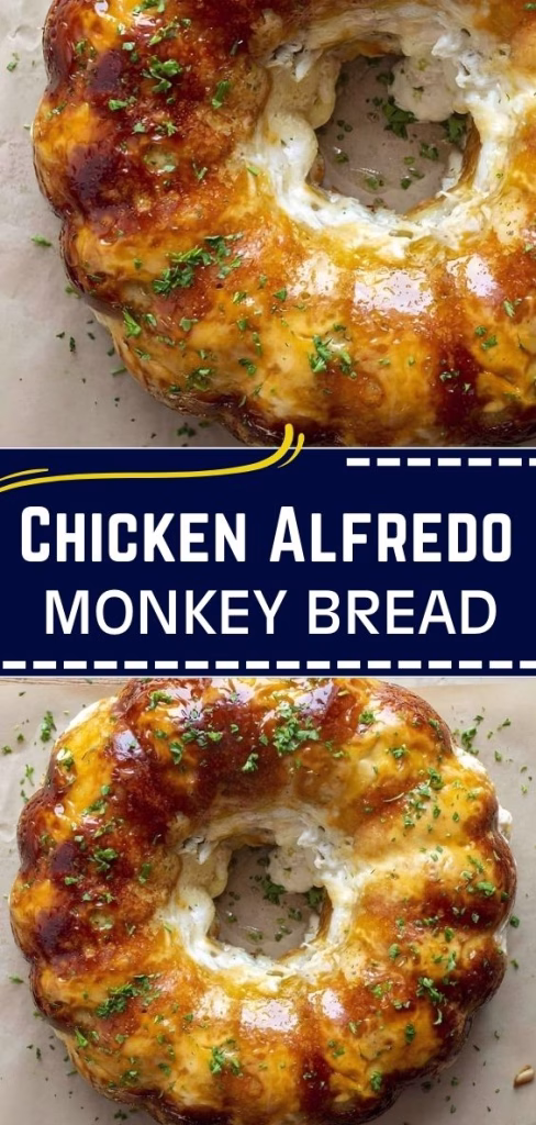 Chicken Alfredo Monkey Bread Recipe