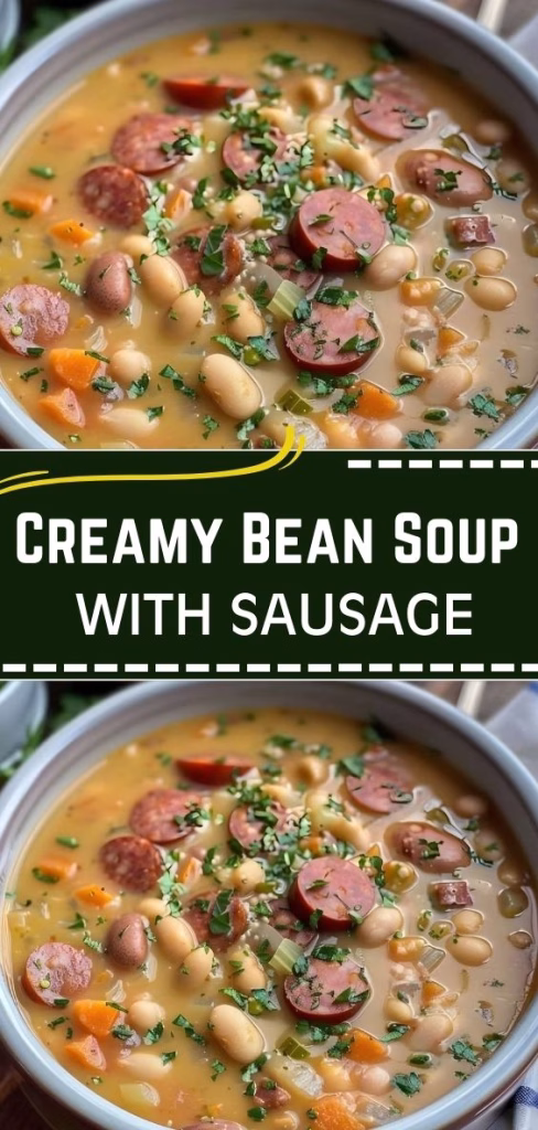 Creamy Bean Soup with Sausage Recipe