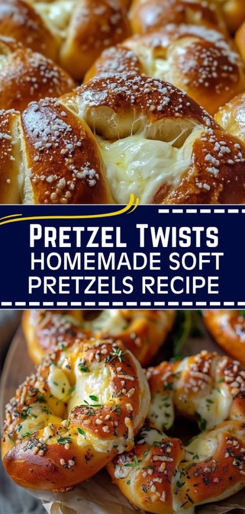 Pretzel Twists Homemade Soft Pretzels Recipe