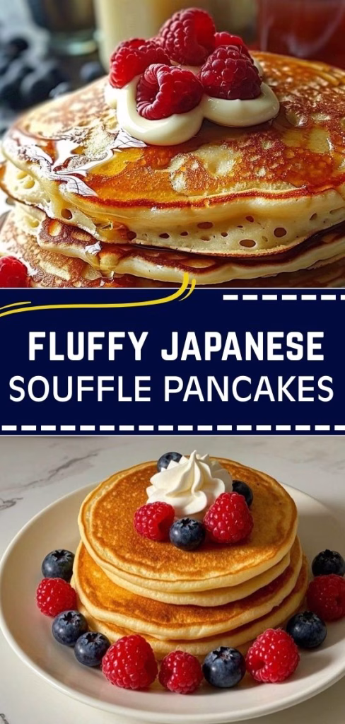 Fluffy Japanese Souffle Pancakes Recipe