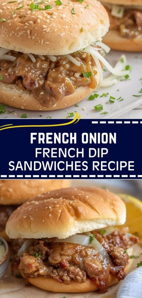 French Onion French Dip Sandwiches Recipe