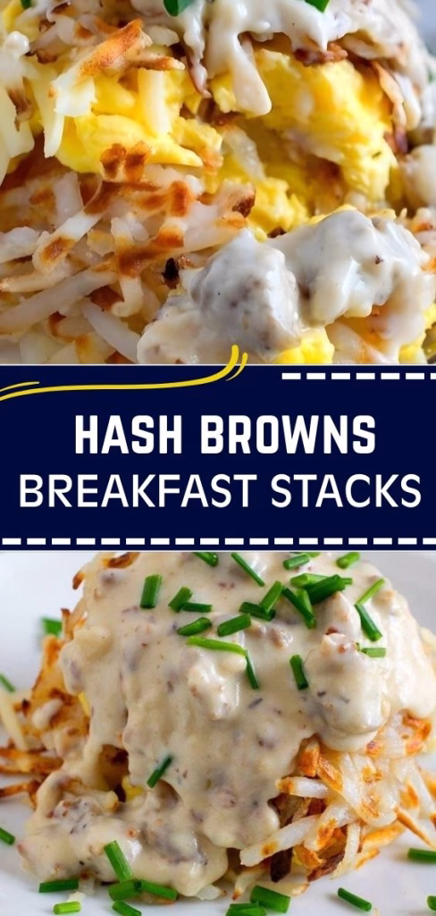 Hash Browns Breakfast Stacks Recipe