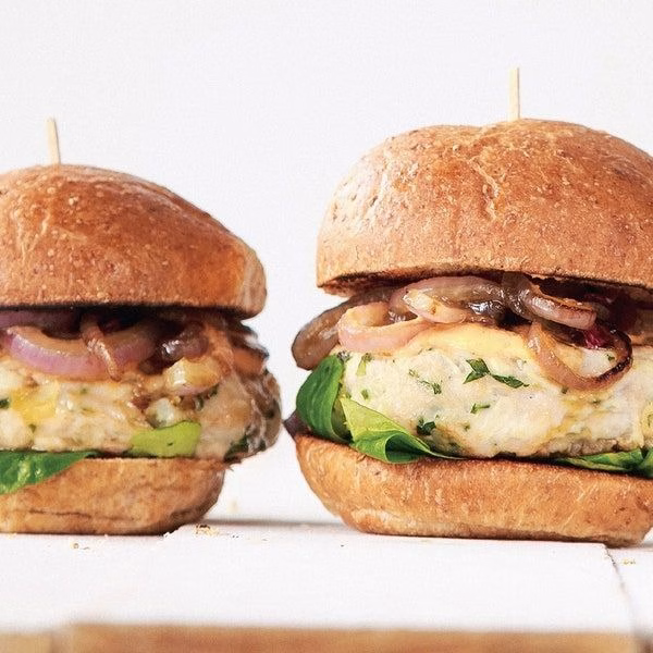 Lemon Herb Chicken Burgers