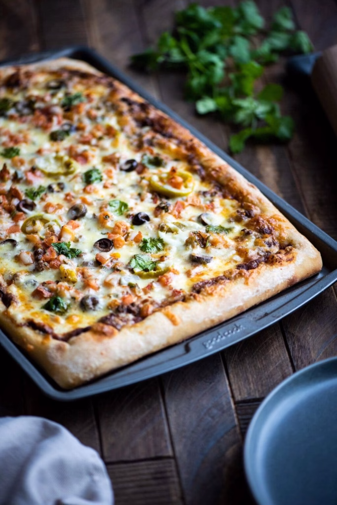 Mexican Taco Pizza Pie