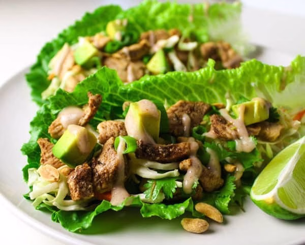 Caribbean Jerk Chicken Wraps