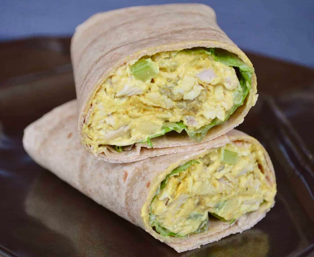 Curried Chicken Salad Wraps