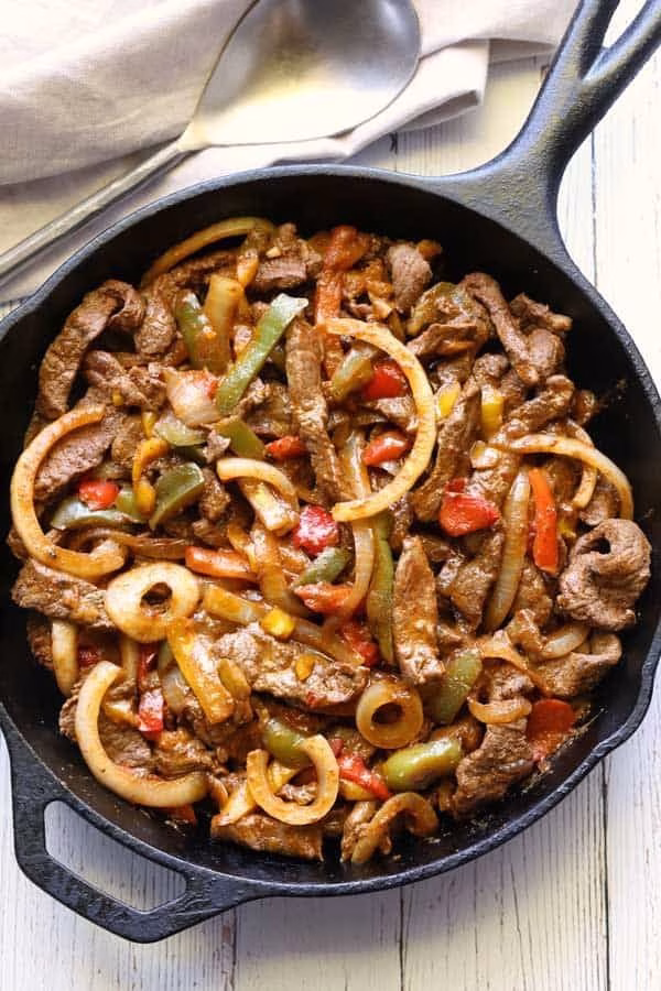 Sizzle with Sirloin Tip Steak Fajitas