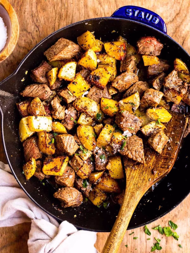  Round Steak and Potato Skillet
