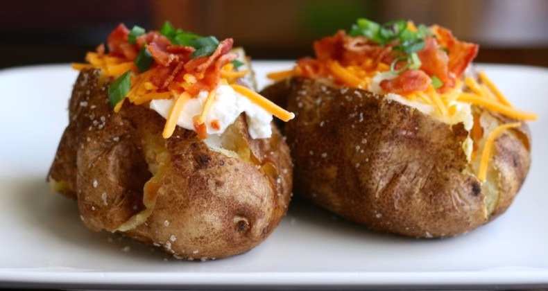 Steakhouse Baked Potatoes