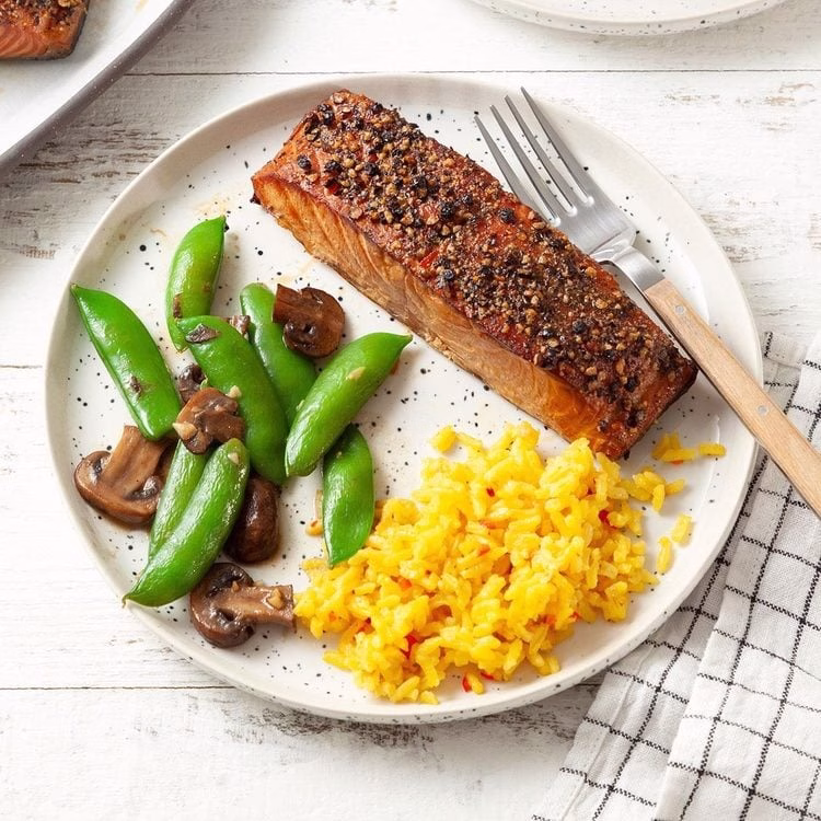 Smoked Honey-Peppercorn Salmon