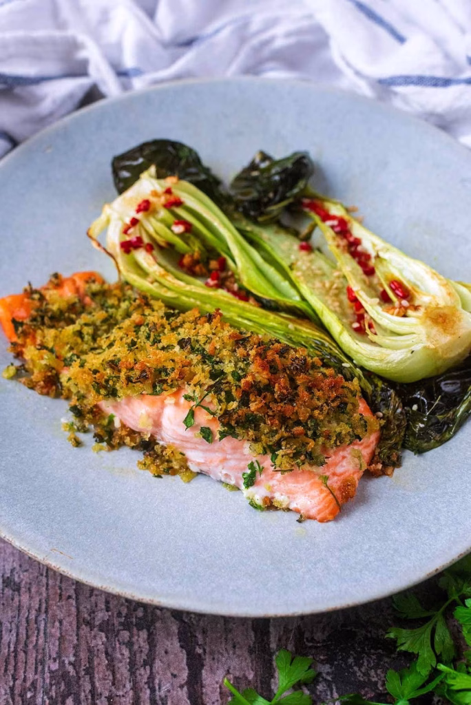 Herb-Crusted Salmon Fillets