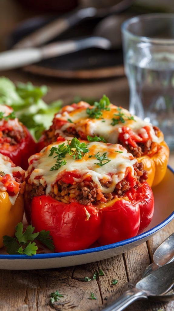 Hearty Stuffed Bell Peppers