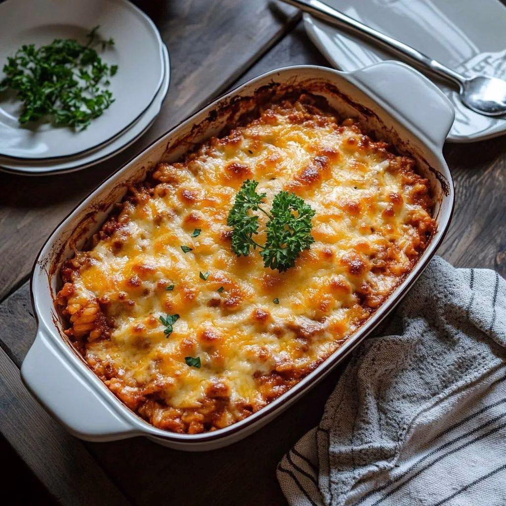 Classic Beef and Rice Casserole