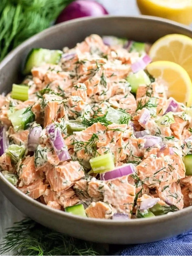  Classic Creamy Salmon Salad