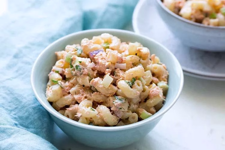  Creamy Salmon Macaroni Salad