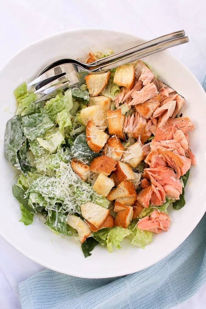  Salmon Caesar Salad