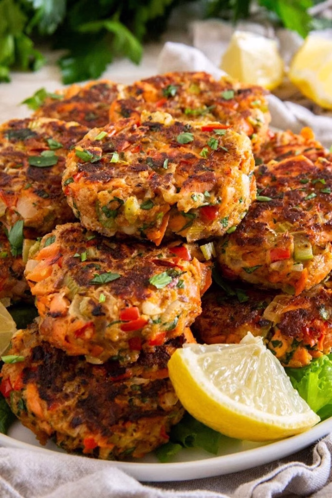  Crispy Golden Salmon Patties