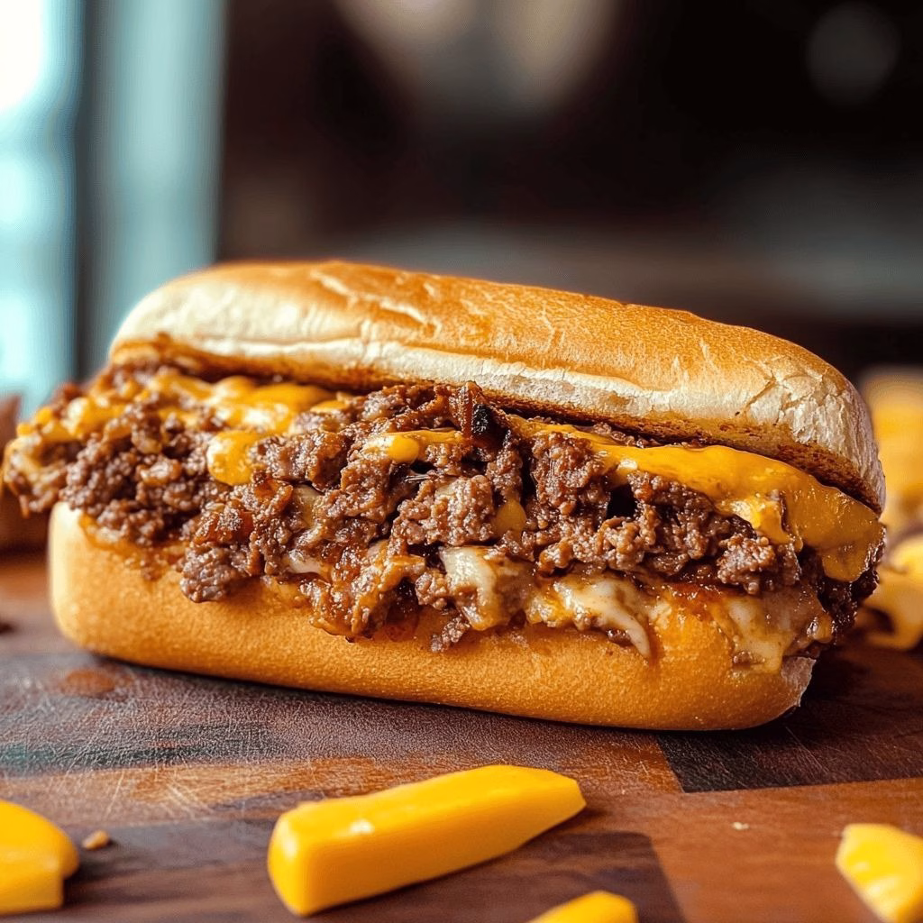 Cheese Steak Style Sloppy Joes Recipe