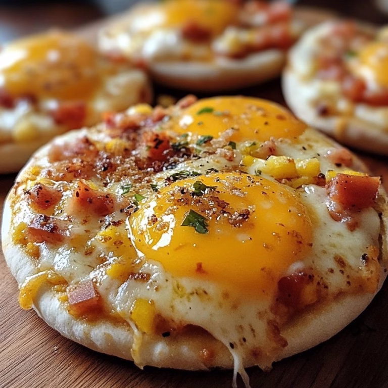English Muffin Breakfast Pizza Recipe