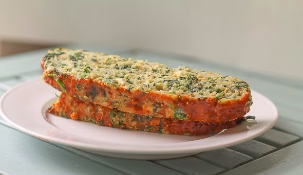 Ground Chicken Meatloaf with Italian Sausage