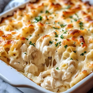 Chicken Alfredo Casserole Recipe