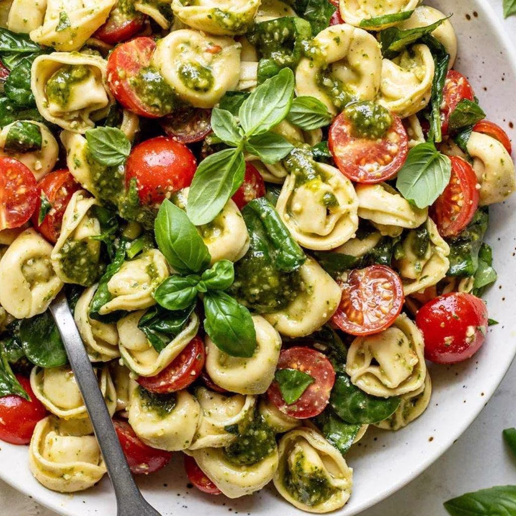 Pesto Tortellini Pasta Salad Recipe 