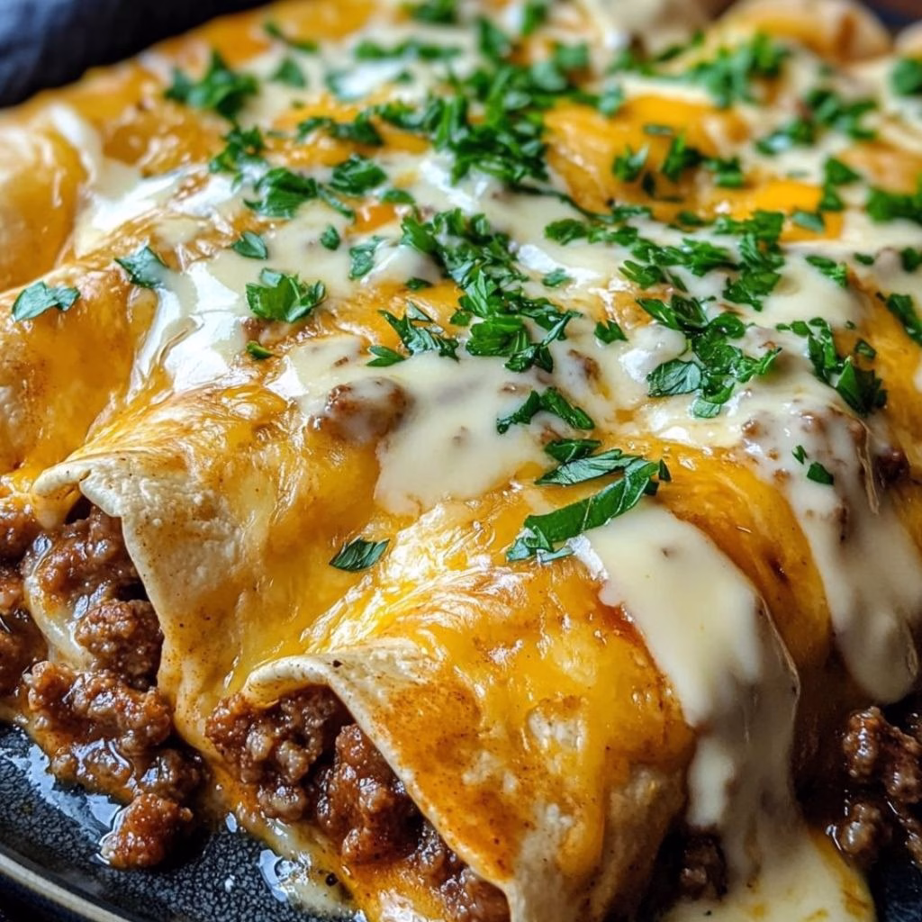 Country Gravy Breakfast Enchiladas Recipe